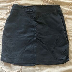 GB leather mini skirt